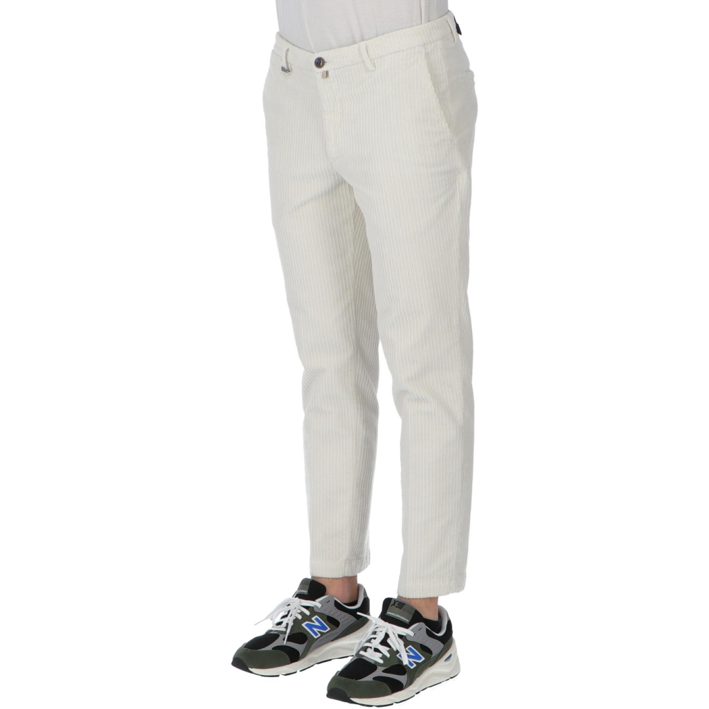 PANT DEREK LOW CROTCH BARBATI OFF WHITE