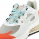 SCARPA BASSA AIR MAX 270 REACT MID-CENTURY ART LT BEIGE CHALK/PLATINUM TINT