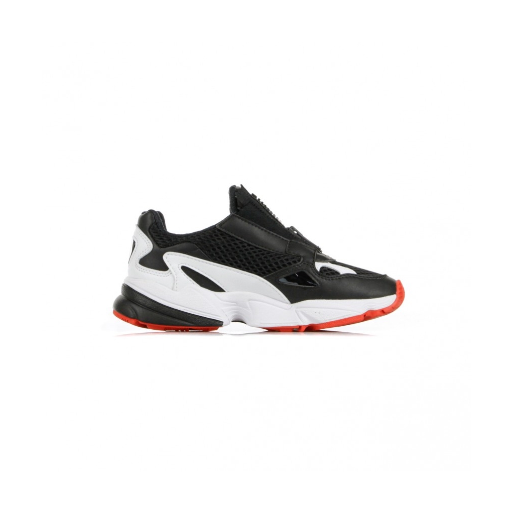 SCARPA BASSA FALCON ZIP W CORE BLACK/CLOUD WHITE/RED