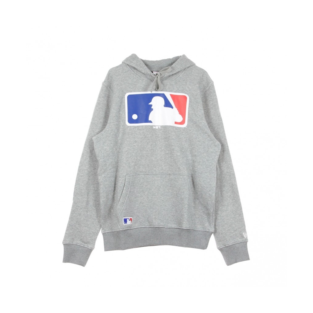 FELPA CAPPUCCIO NOS PO HOODY MLB LOGO LIGHT GREY HEATHER
