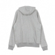 FELPA CAPPUCCIO NOS PO HOODY MLB LOGO LIGHT GREY HEATHER