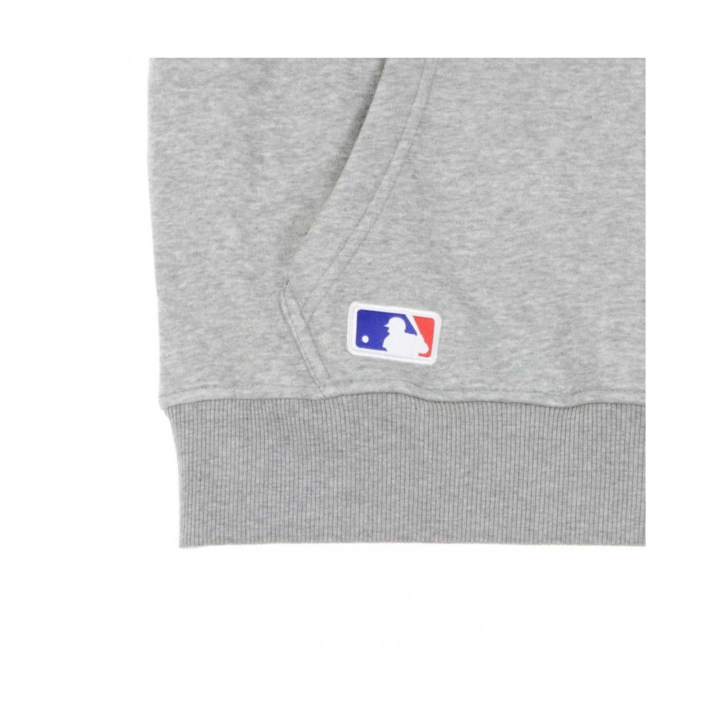 FELPA CAPPUCCIO NOS PO HOODY MLB LOGO LIGHT GREY HEATHER