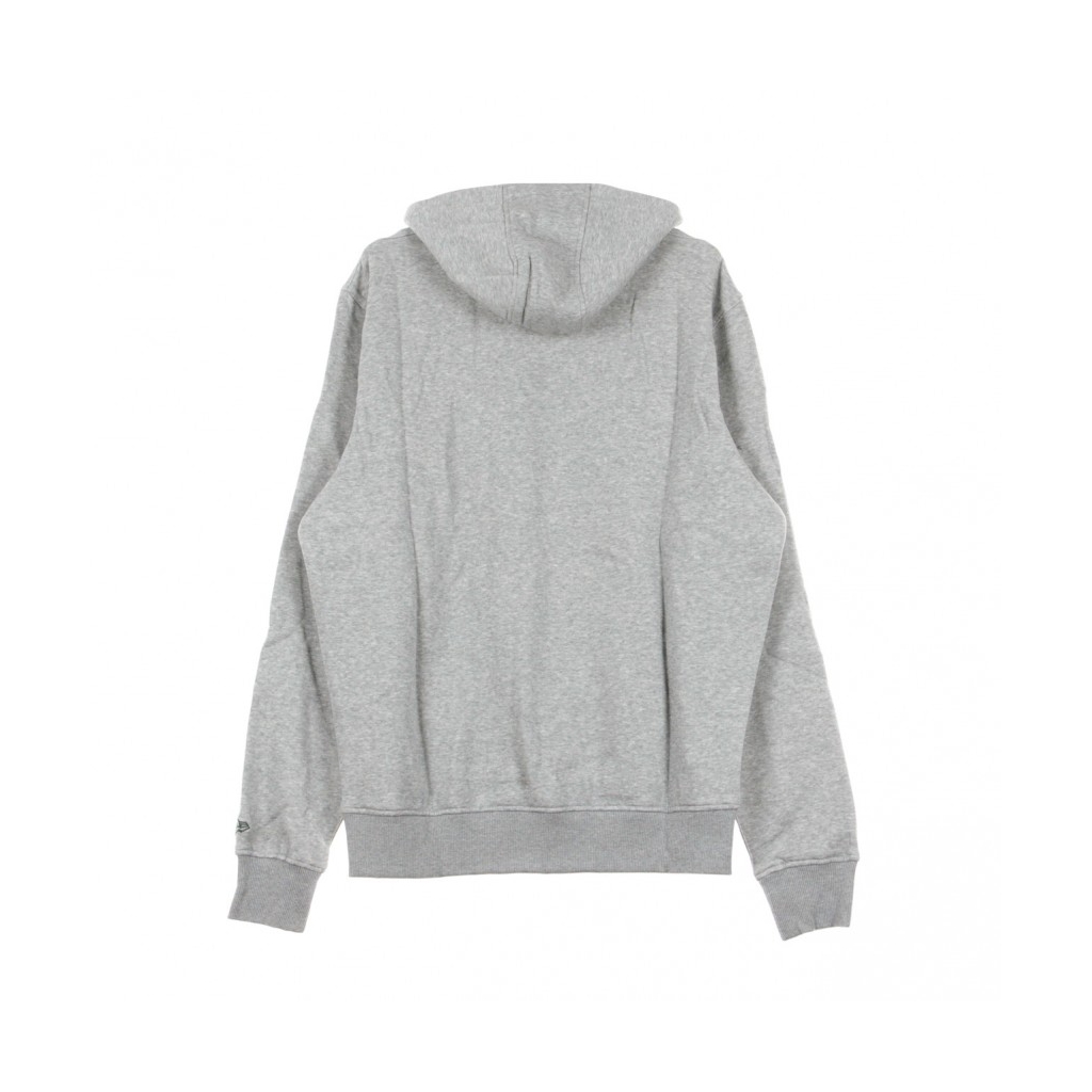 FELPA CAPPUCCIO TEAM LOGO PO HOOD GREPAC HEATHER GREY/ORIGINAL TEAM COLORS