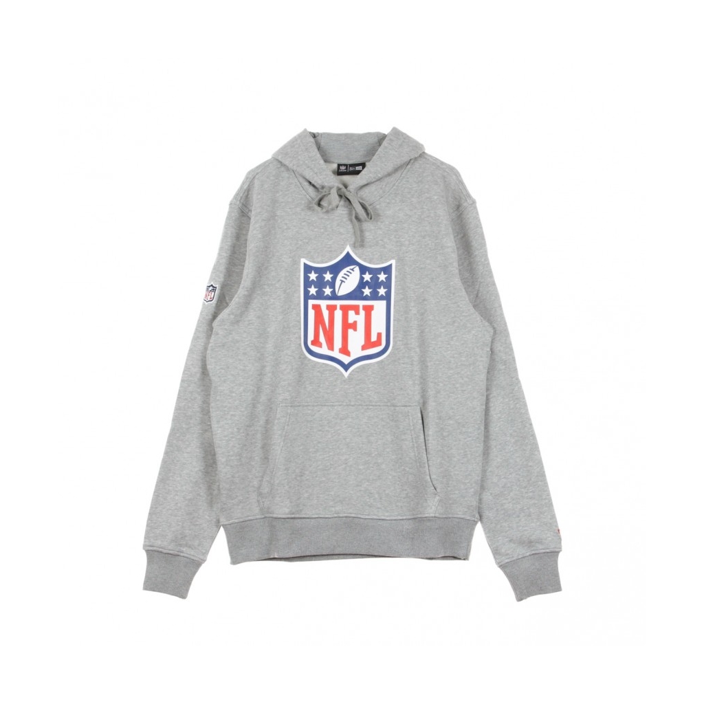 FELPA CAPPUCCIO TEAM LOGO NFL PO HOOD HEATHER GREY