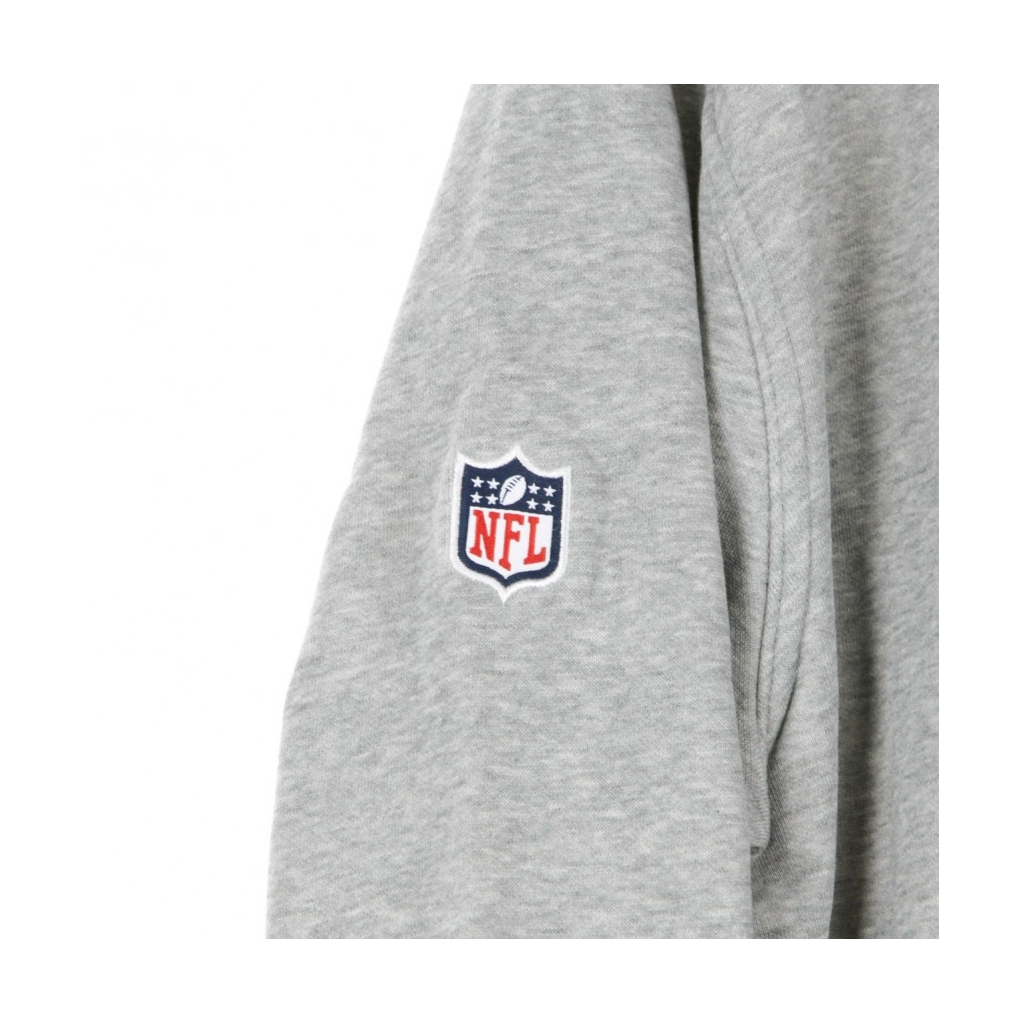 FELPA CAPPUCCIO TEAM LOGO NFL PO HOOD HEATHER GREY