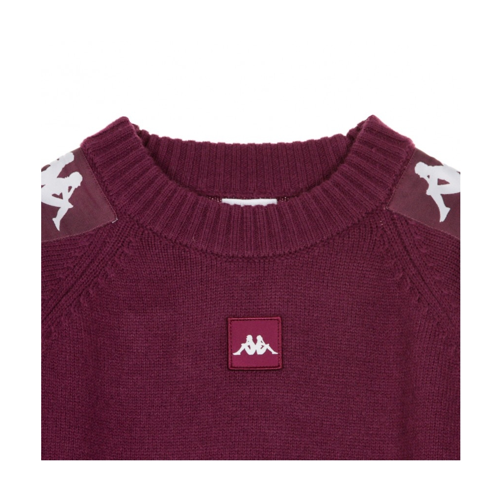 MAGLIONE BANDA 10 BALAJ VIOLET/WHITE