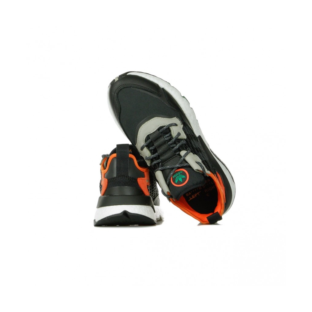 SCARPA BASSA NITE JOGGER CORE BLACK/GREY SIX/ORANGE