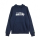 FELPA CAPPUCCIO TEAM LOGO PO HOOD SEASEA OBSIDIAN BLUE/ORIGINAL TEAM COLORS