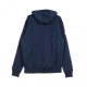 FELPA CAPPUCCIO TEAM LOGO PO HOOD SEASEA OBSIDIAN BLUE/ORIGINAL TEAM COLORS