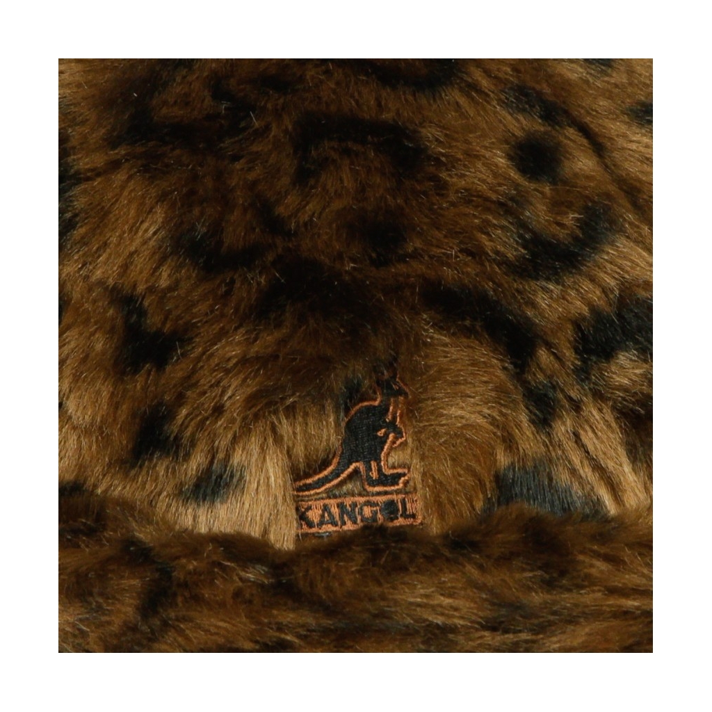 CAPPELLO DA PESCATORE FAUX FUR CASUAL LEOPARD