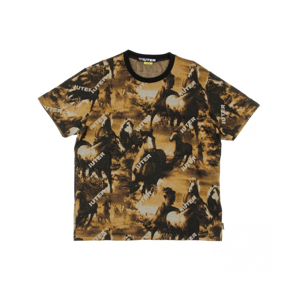 MAGLIETTA WILD HORSES TEE ORANGE