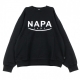 FELPA GIROCOLLO B-AROSA CREW SWEAT BLACK