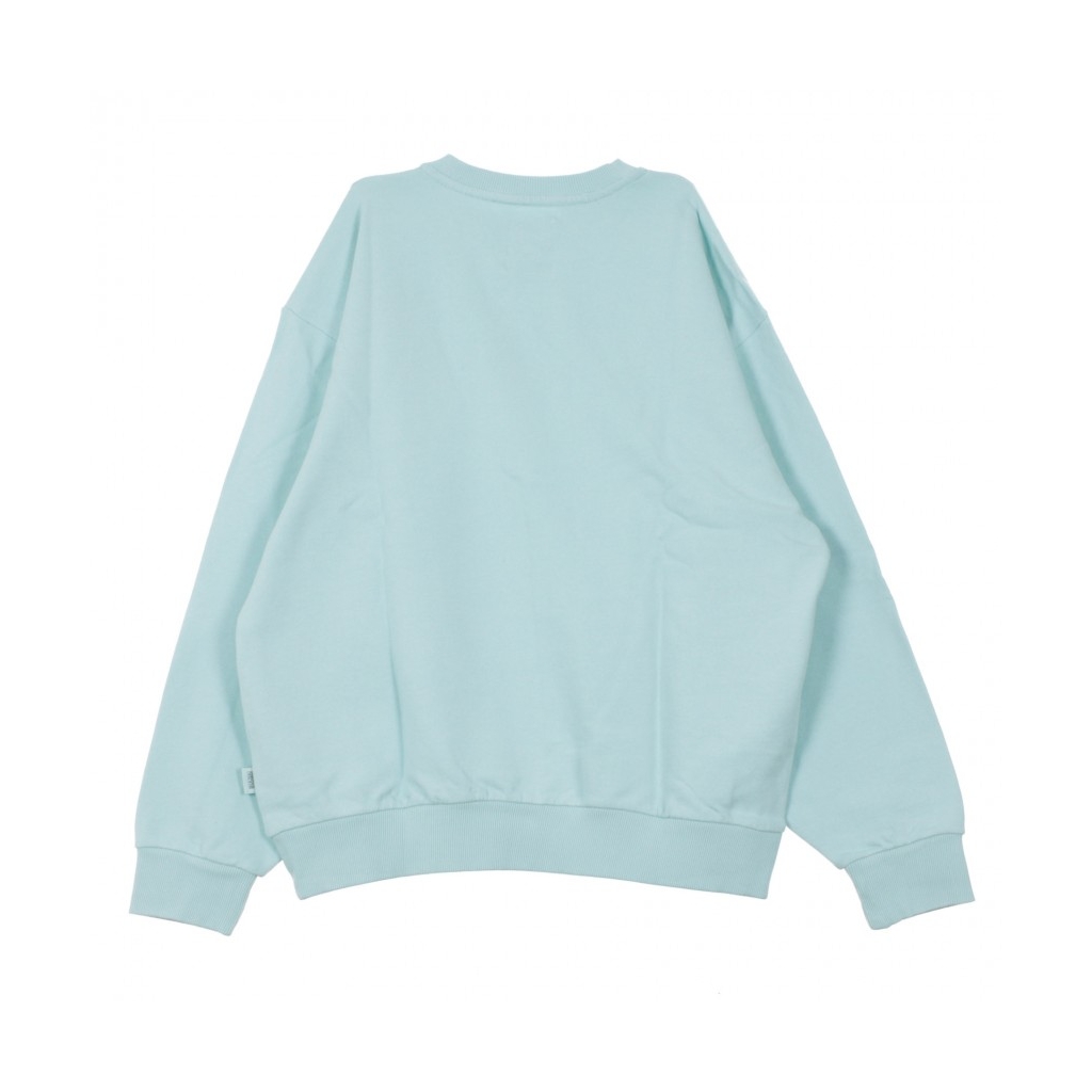 FELPA GIROCOLLO B-AROSA CREW SWEAT LIGHT BLUE