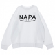 FELPA GIROCOLLO B-AROSA CREW SWEAT BRIGHT WHITE