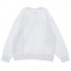 FELPA GIROCOLLO B-AROSA CREW SWEAT BRIGHT WHITE