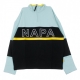 FELPA HALF ZIP B-ANZERE ZIP SWEAT LIGHT BLUE/BLACK