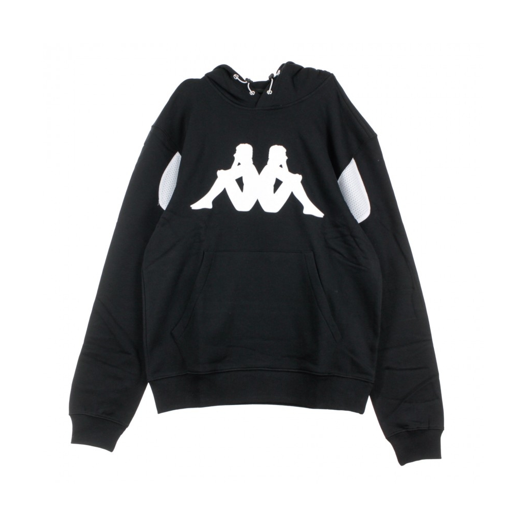 FELPA CAPPUCCIO KONTROLL HOODIE BLACK/WHITE