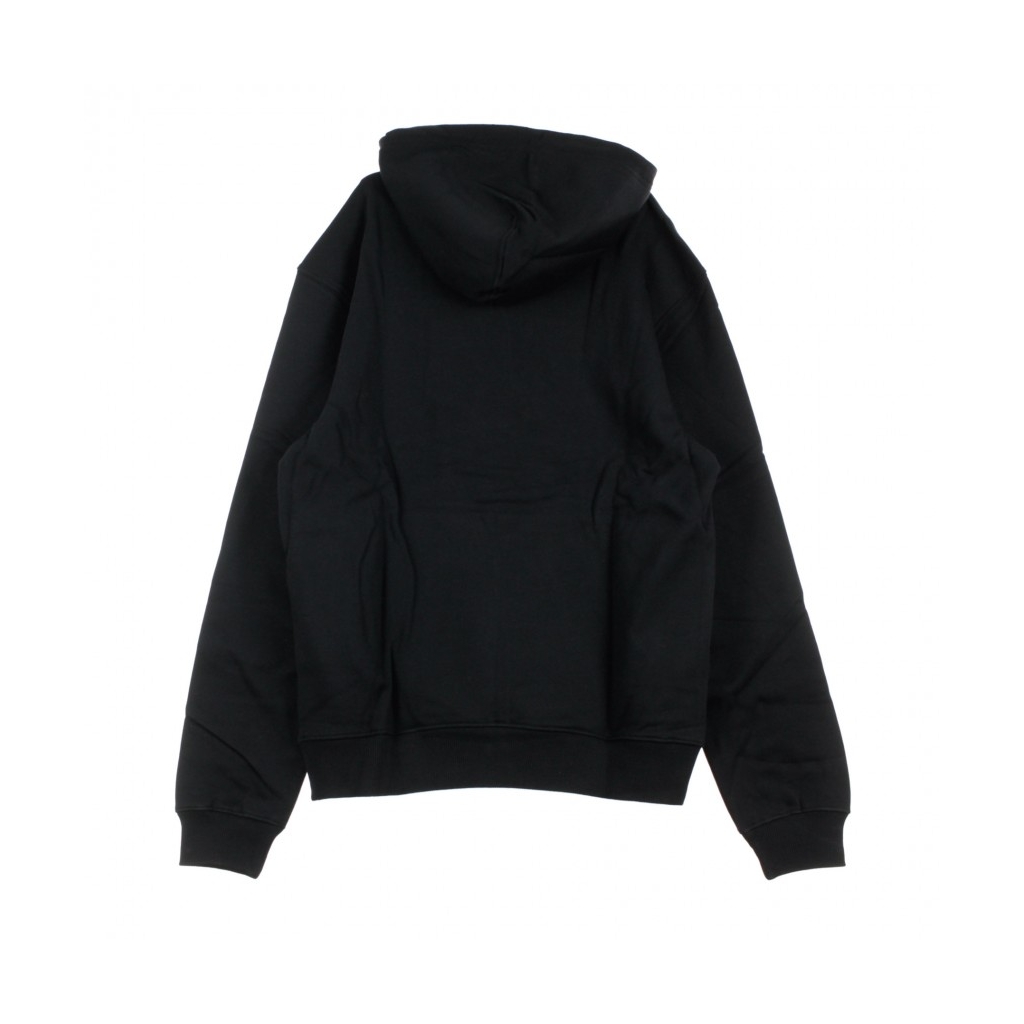 FELPA CAPPUCCIO KONTROLL HOODIE BLACK/WHITE