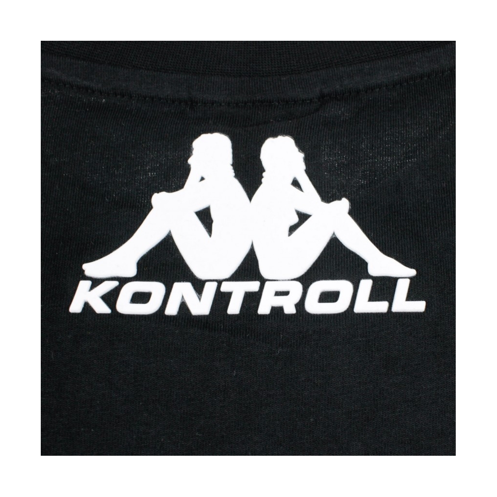 MAGLIETTA KONTROLL TEE BLACK/WHITE