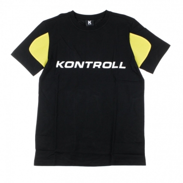 MAGLIETTA KONTROLL TEE OMINI BLACK/YELLOW LEMON