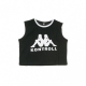 MAGLIETTA CORTA CROP TANK BLACK/WHITE