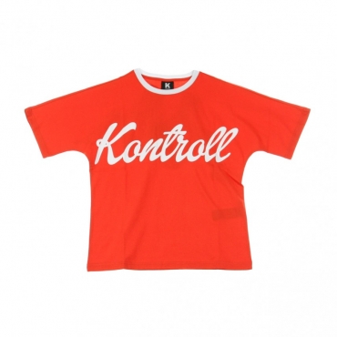 MAGLIETTA DOLLY T-SHIRT RED SCARLET/WHITE