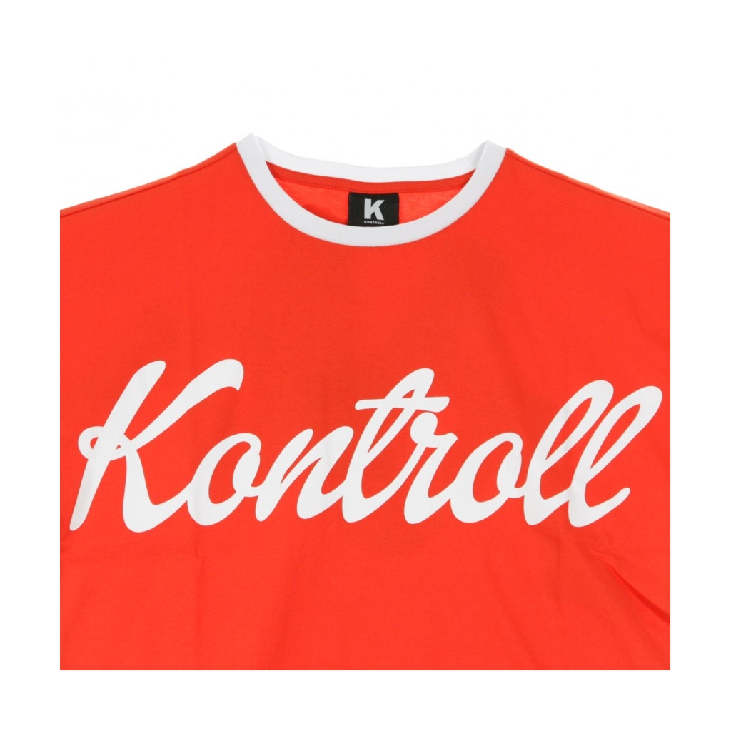 MAGLIETTA DOLLY T-SHIRT RED SCARLET/WHITE