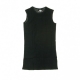 VESTITO LONG TANK BLACK/WHITE