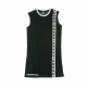 VESTITO LONG TANK BLACK/WHITE