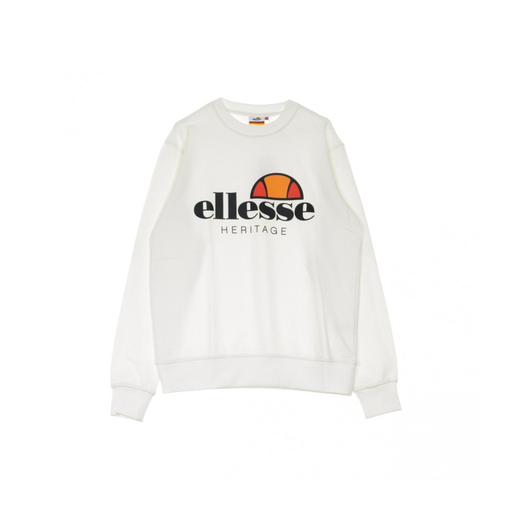 FELPA LEGGERA GIROCOLLO CORTA CREW NECK LOGO EGRET