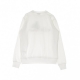 FELPA LEGGERA GIROCOLLO CORTA CREW NECK LOGO EGRET