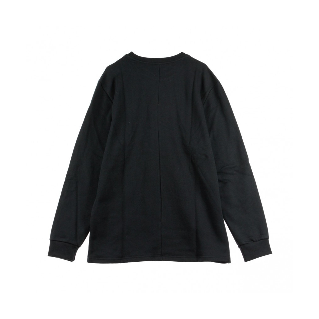 FELPA GIROCOLLO OVERSIZED CREWNECK BLACK