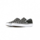 SCARPA BASSA CLASSIC SLIP-ON BLACK/PEWTER/CHECKERBOARD