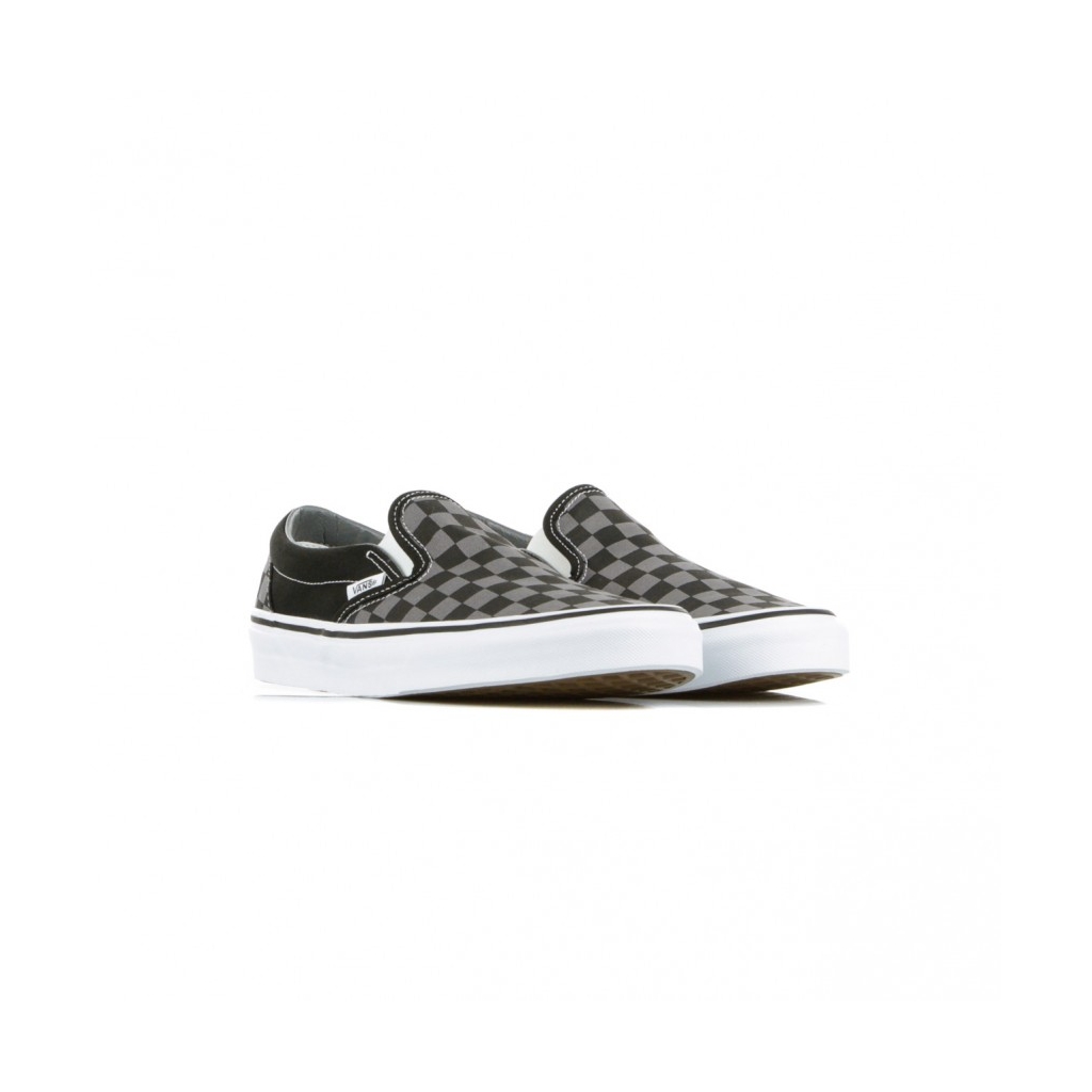 SCARPA BASSA CLASSIC SLIP-ON BLACK/PEWTER/CHECKERBOARD