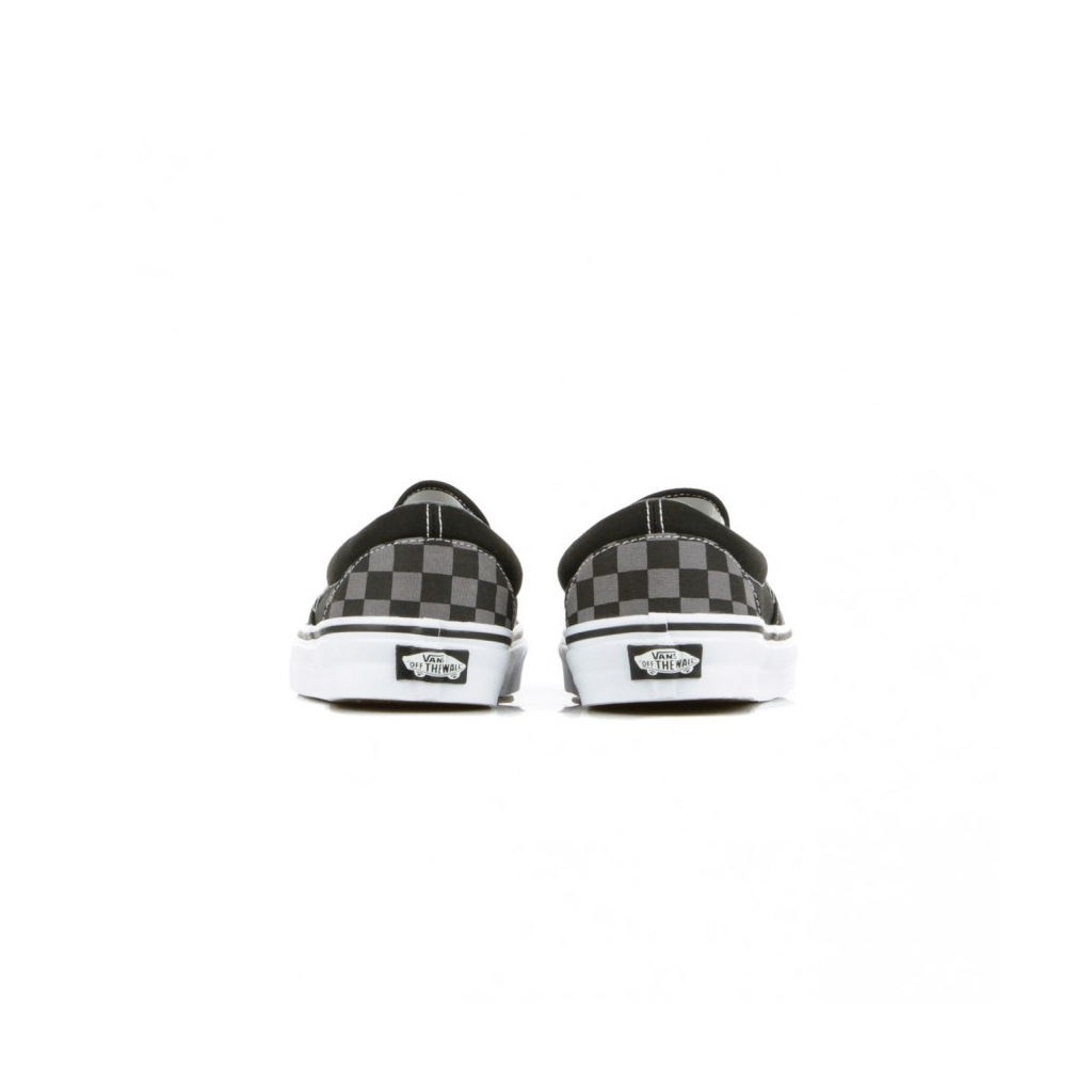 SCARPA BASSA CLASSIC SLIP-ON BLACK/PEWTER/CHECKERBOARD