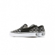 SCARPA BASSA CLASSIC SLIP-ON BLACK/PEWTER/CHECKERBOARD