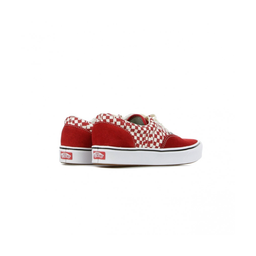 SCARPA BASSA COMFY CUSH ERA TEAR CHECK RACING RED/TRUE WHITE