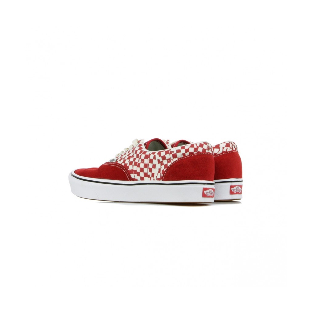 SCARPA BASSA COMFY CUSH ERA TEAR CHECK RACING RED/TRUE WHITE