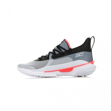 SCARPA BASSA UA CURRY 7 WHITE