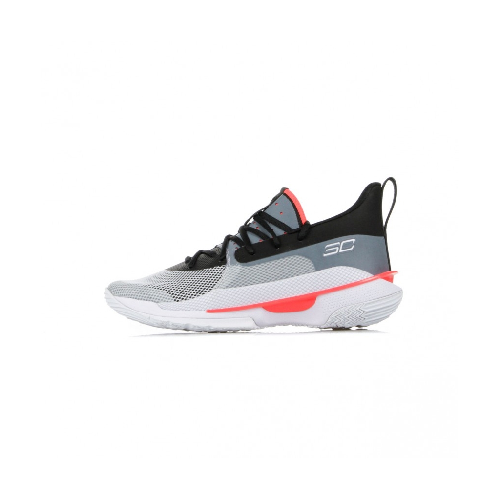 SCARPA BASSA UA CURRY 7 WHITE