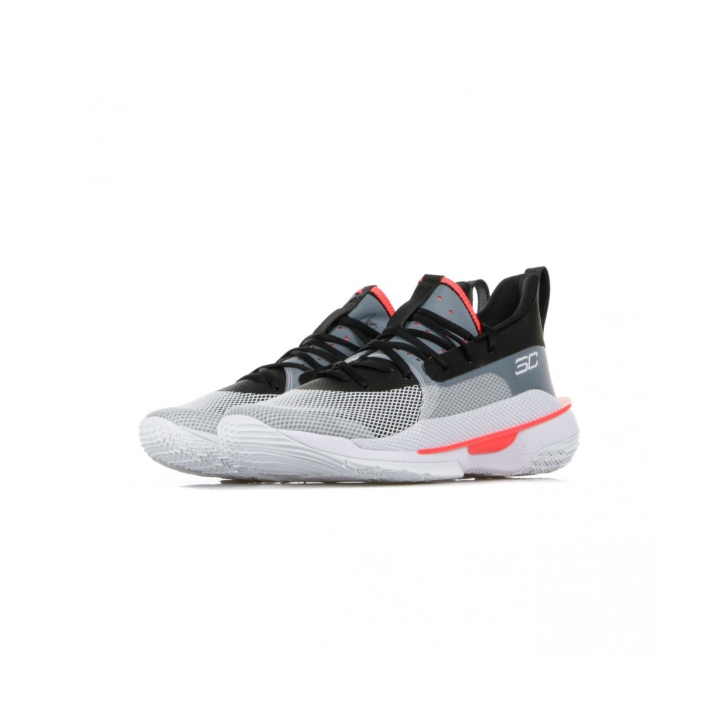 SCARPA BASSA UA CURRY 7 WHITE