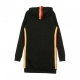 FELPA CAPPUCCIO HOODIE DRESS BLACK