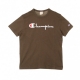 MAGLIETTA CREWNECK TEE BROWN