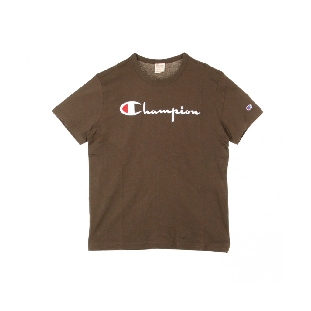 MAGLIETTA CREWNECK TEE BROWN