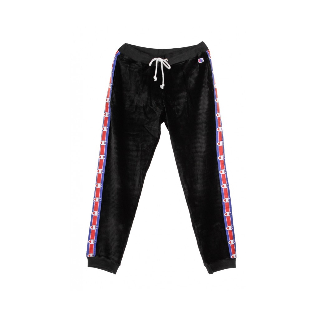 PANTALONE LUNGO RIB CUFF PANTS BLACK