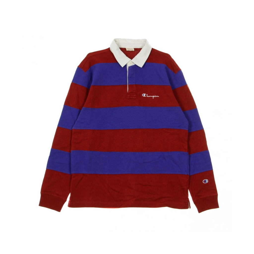 CHAMPION POLO MANICA LUNGA L S POLO RED BLUE Polo Bowdoo