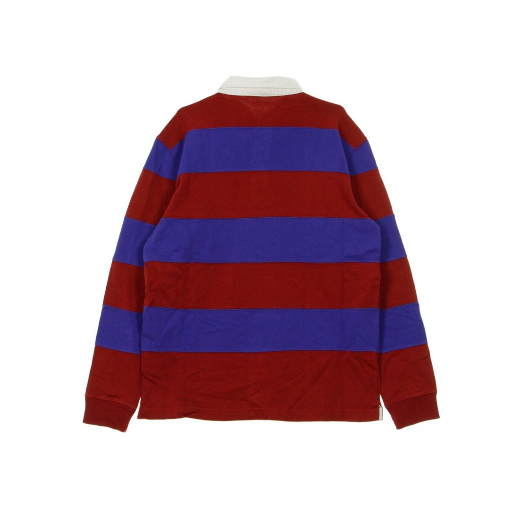 POLO MANICA LUNGA L/S POLO RED/BLUE