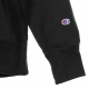 FELPA CAPPUCCIO REVERSE WEAVE LOGO HOODIE BLACK
