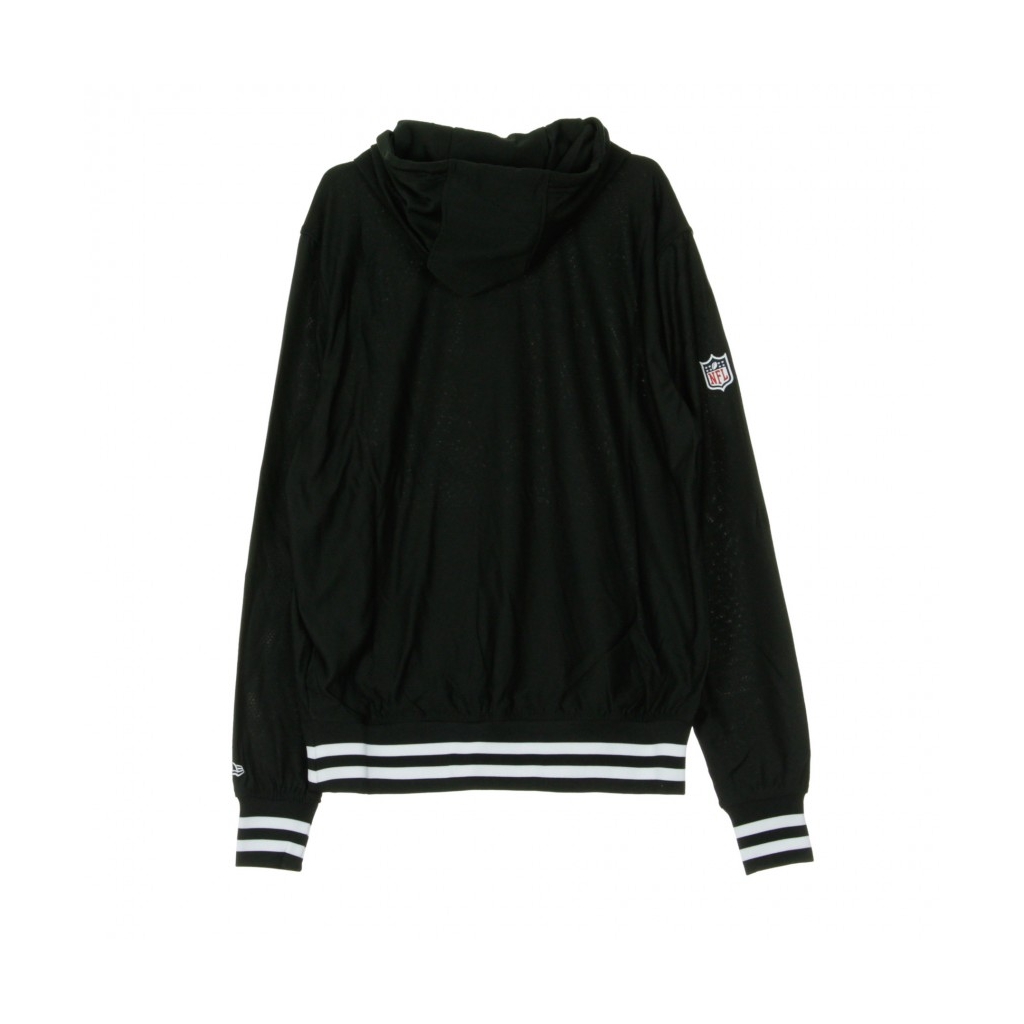 FELPA LEGGERA CAPPUCCIO DRYERA HOODY OAKRAI BLACK/WHITE