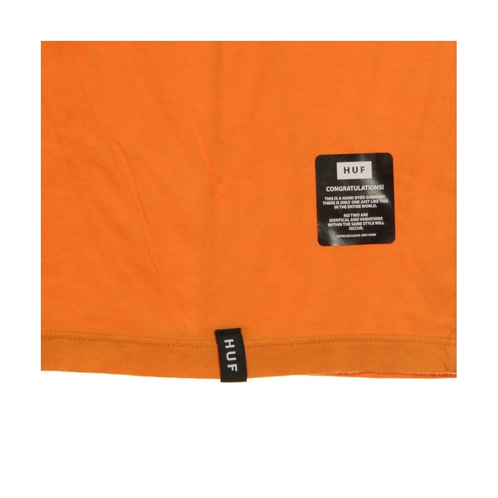 MAGLIETTA ESSENTIALS BOX LOGO RUSSET ORANGE